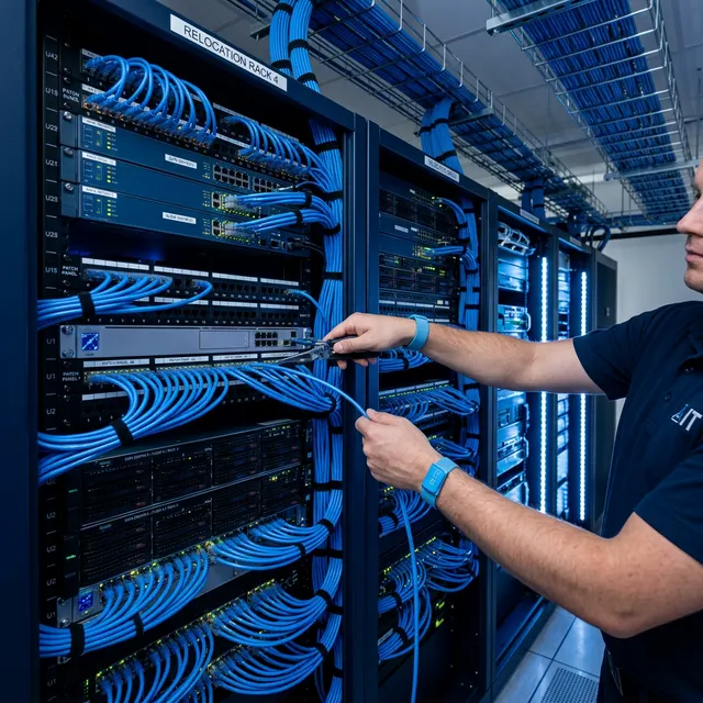 Evolfe IT relocation — server and network setup for a London office move